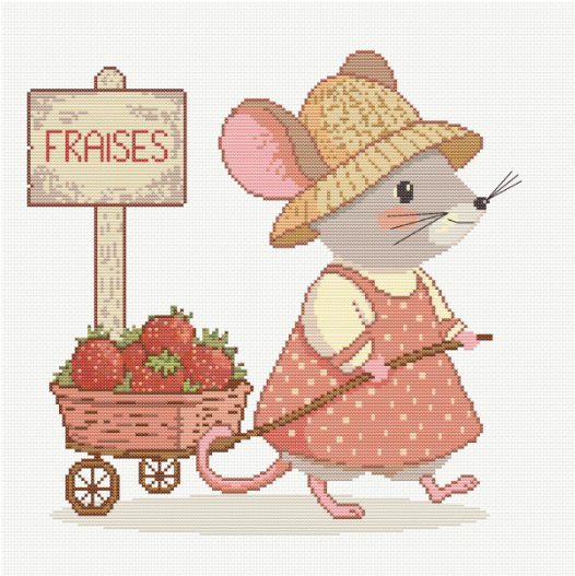 petite souris marchande de fraises grille point de croix pdf
